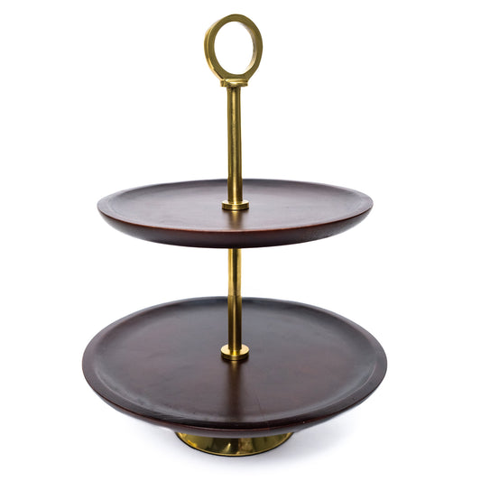 Double Elegance Tiered Tray